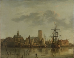 View of Dordrecht at Sunset by Unknown Artist