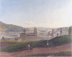 View of Salzburg by Rudolf von Alt