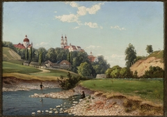 View of the church of Missionaries and Visitation Sisters in Vilnius by Joseph Marszewski