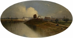 View of Wisbech from the North by John Coulson Sammons