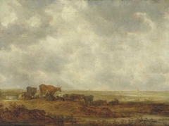 View over a Flat Landscape by Jan van Goyen