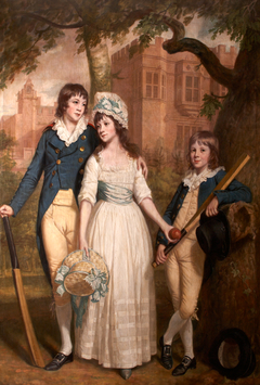 William, Mary Ann, and John de la Pole as Children by Thomas Beach