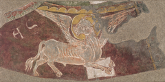 Winged Ox of Saint Luke from Sant Esteve d'Andorra by Master of Sant Esteve d'Andorra