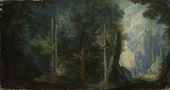 Woodland Scenery with Hermitage