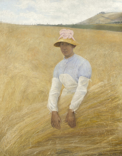 Young Woman Harvesting