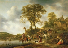 A Ford by Isaac van Ostade