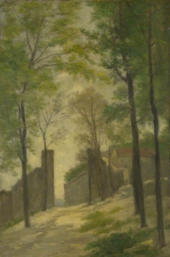A Gateway behind Trees by Stanislas Lépine