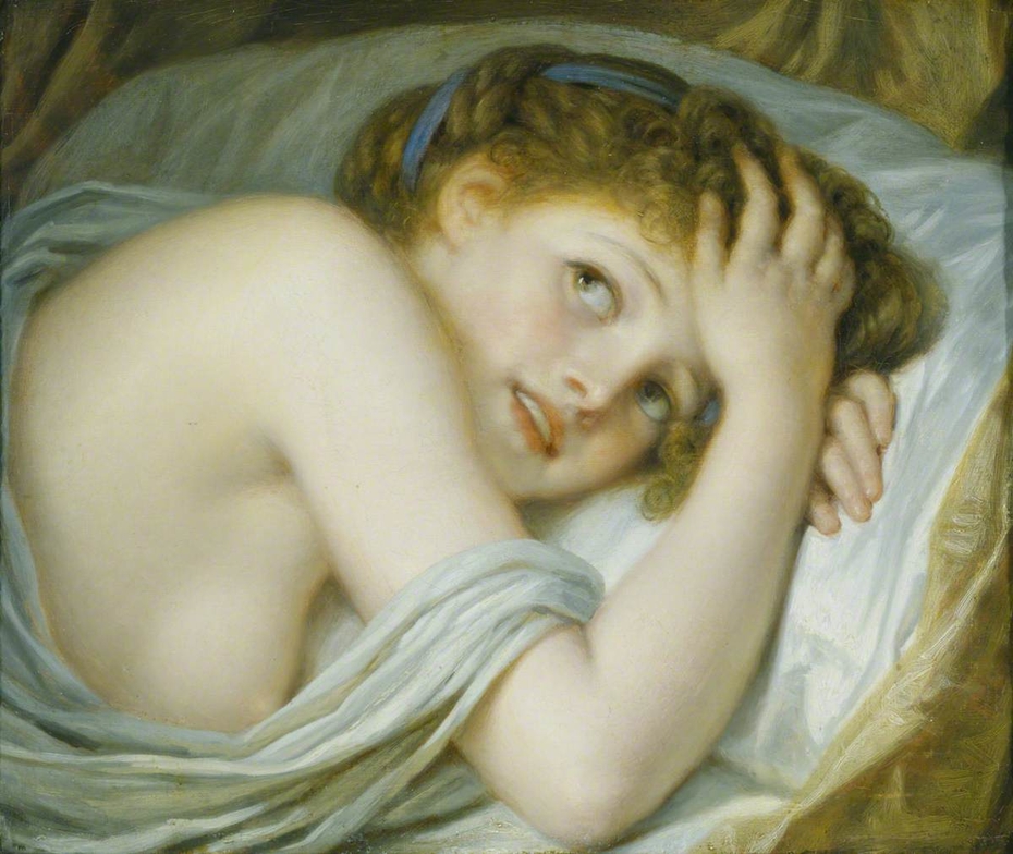 A Girl lying in Bed