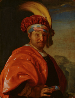 A Man in Oriental Costume by Frans van Mieris the Elder