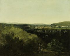 A View Across the River by Gustave Courbet