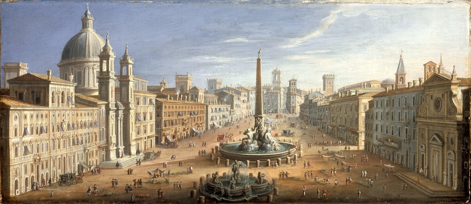A View of the Piazza Navona, Rome