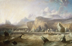 A Whaler off a Mountainous Coast by James Wilson Carmichael