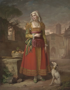 A Whole Length of a Lady of Petrella, in the Kingdom of Naple by George James