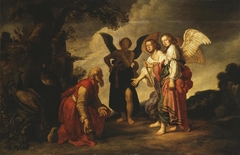 Abraham and the Three Angels by Pieter Lastman