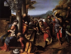 Adoration of the Magi by Antonio da Correggio