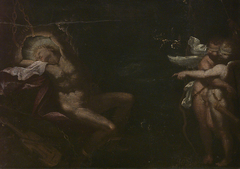 Allegorie (Apoll in den Fesseln Amors) by Pietro Faccini