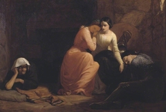 Amoret, Aemylia and Prince Arthur, in the Cottage of Sclaunder