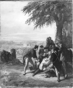 Anno 1793. Prins Frederik wordt in de slag bij Wervik gewond by Barend Wijnveld
