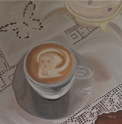 Art coffee by Ildiko Mecseri