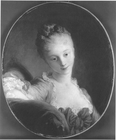 Bildnis einer jungen Dame (Marie-Madeleine Guimard ?) by Jean-Honoré Fragonard