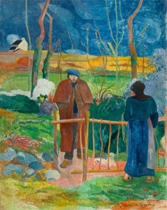 Bonjour Monsieur Gauguin by Paul Gauguin