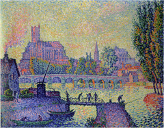 Bridge at Auxerre by Paul Signac