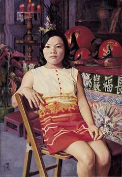 Buddhism Lady by Li Mei-shu
