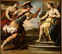 Cephalus and Procris in the presence of Diana by Luca Giordano