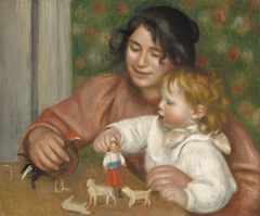 Child with Toys - Gabrielle and the Artist's Son, Jean