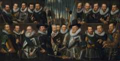 Civic Guardsmen from a company of the Crossbow Civic Guard by Frans Badens
