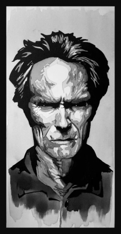 Clint Eastwood by Justin Solà