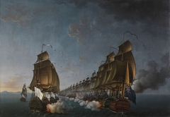 Combat de Gondelour, 20 juin 1783 by Auguste-Louis de Rossel de Cercy