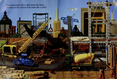 Construction Site - Illustration from Look-Alikes Jr. by Joan Steiner