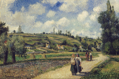 Côte du Valhermeil, Auvers-sur-Oise by Camille Pissarro