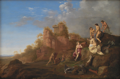 Diana and her Nymphs by Cornelius van Poelenburgh