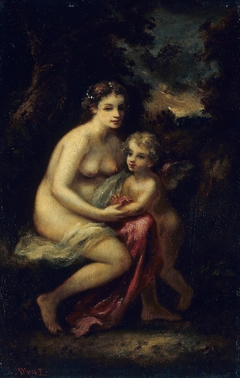 Education of Cupid by Narcisse Virgilio Díaz