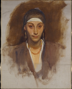 Egyptian Woman with Earrings by John Singer Sargent