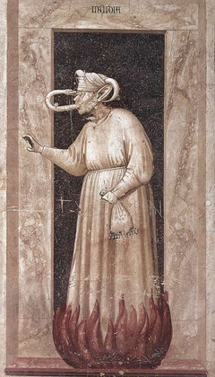 Envy by Giotto di Bondone