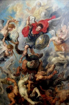 Fall of the rebel angels by Peter Paul Rubens