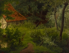 Farmhouse in the Woods, Study by Werner Holmberg