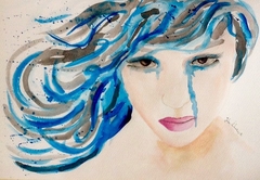 Feeling blue by Ida Ambrosio