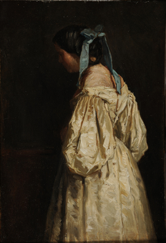 Femme en blanc by François Bonvin