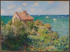 Fisherman's Cottage on the Cliffs at Varengeville by Claude Monet