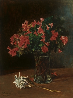 Flower Vase by Wilhelm Trübner