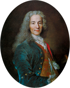 François-Marie Arouet known as Voltaire by Nicolas de Largillière