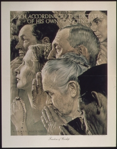Freedom of Worship by Norman Rockwell