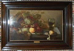 Fruit still life with roemer by Abraham Susenier