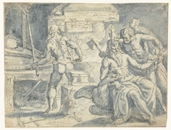 Geboorte van Minerva uit het hoofd van Jupiter by Unknown Artist