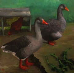 geese by Thelma Chambers