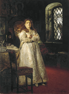 Grand Duchess Sofia at the Novodevichy Convent by Ilya Repin